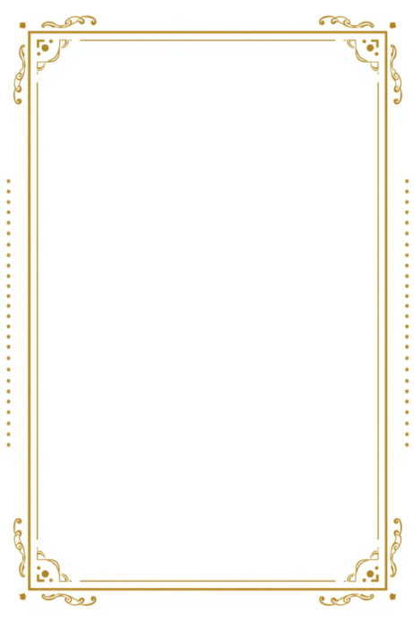 Wedding illustration page border | design template for wedding page ...