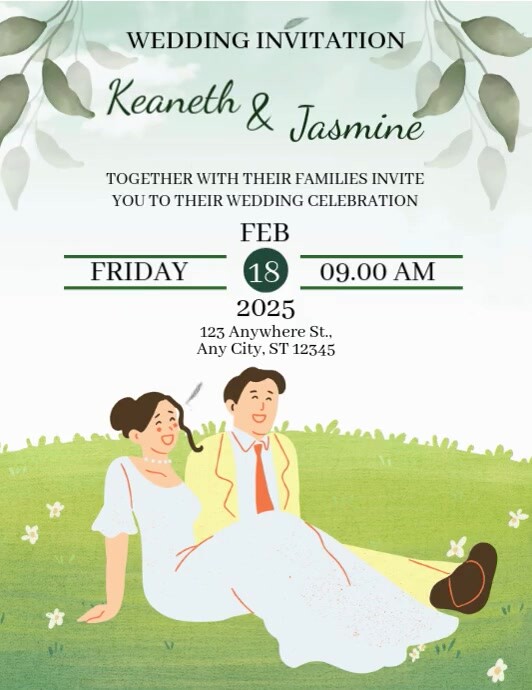 Wedding Invitation Ads Template | PosterMyWall