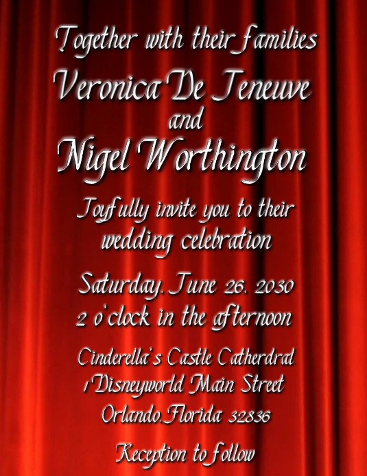 Wedding invitation invitations scroll tips insert paper invites follow ivory pearl fancy empty boxes stationery box elegant they silver will Wedding Invitation Announcement template | PosterMyWall