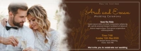 WEDDING INVITATION BANNER Facebook Cover Photo template