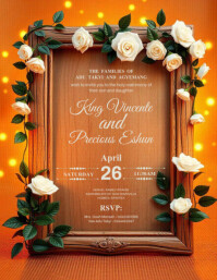 Wedding Invitation Card Design Iflaya (Incwadi ye-US) template