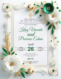 Wedding Invitation Card Design Iflaya (Incwadi ye-US) template