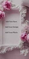 Wedding Invitation Card Roll Up Banner 3' × 6' template