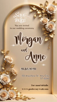 Wedding Invitation Instagram Story template
