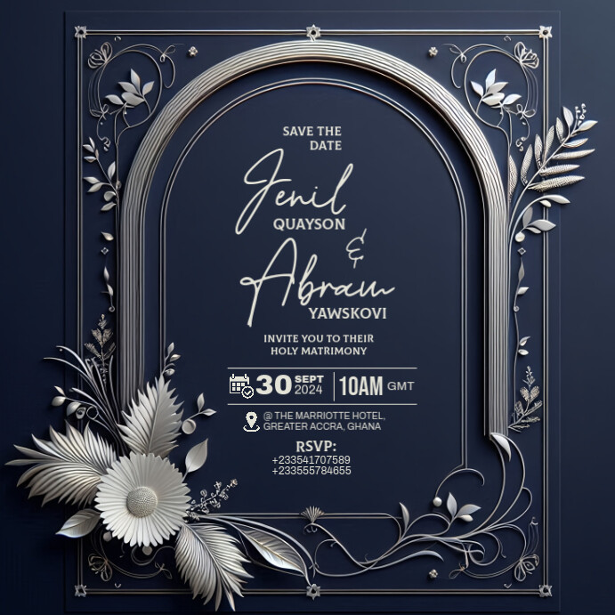 Wedding Invitation Template PosterMyWall