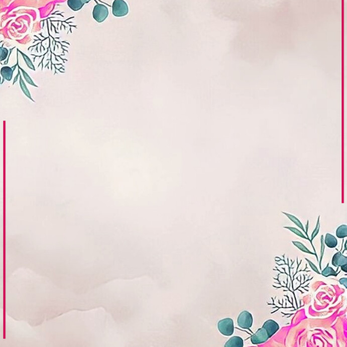 White Wedding Invitation Square Template | PosterMyWall