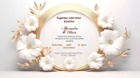 Wedding Invitation Digitale display (16:9) template