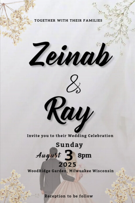 Wedding Invitation Modelo | PosterMyWall