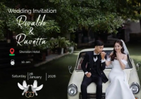 Wedding Invitation A5 template