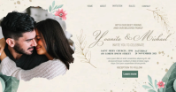 Wedding Invitation Imagen Compartida en Facebook template