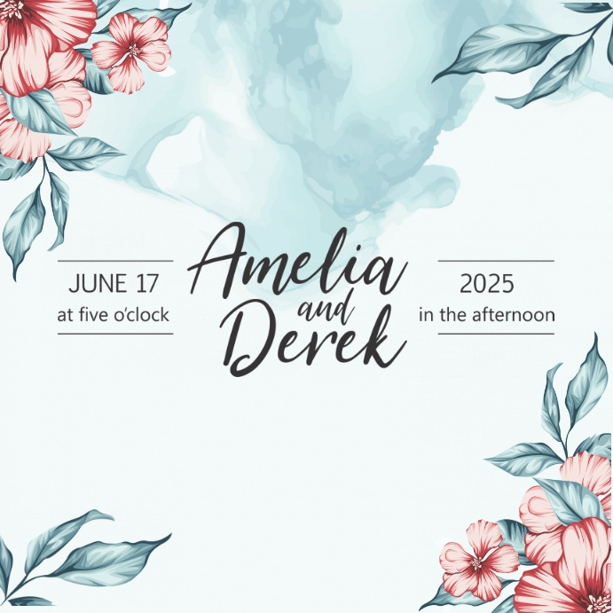 Wedding Invitation Template | PosterMyWall