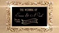 wedding invitation Tampilan Digital (16:9) template
