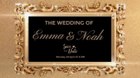 wedding invitation Ekran reklamowy (16:9) template