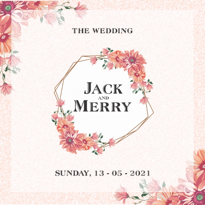 Wedding Invitation Template | PosterMyWall
