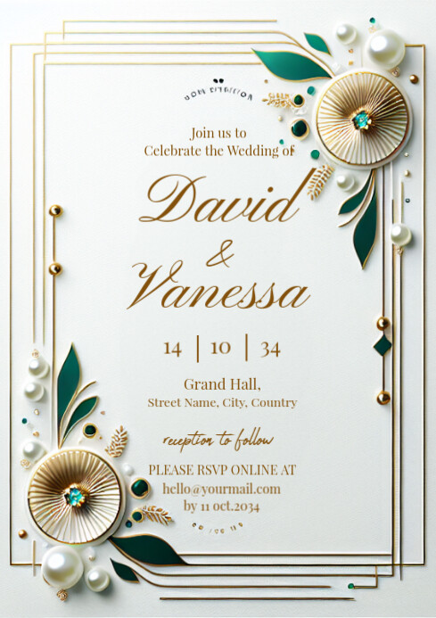 Wedding Invitation Template PosterMyWall