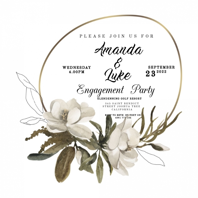 WEDDING INVITATION Template | PosterMyWall