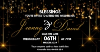 Wedding Invitation Facebook Event Cover template