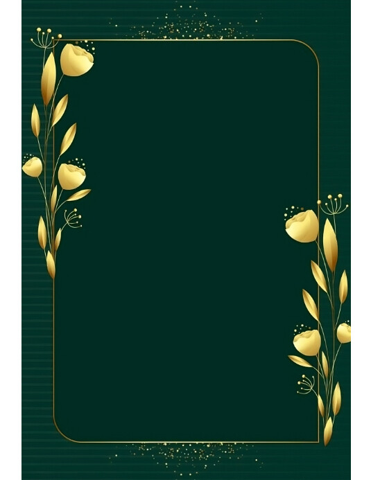 Wedding invitation Green Template PosterMyWall
