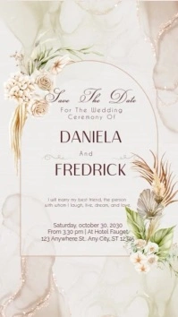 Wedding Invitation Instagram Story Instagram-Story template