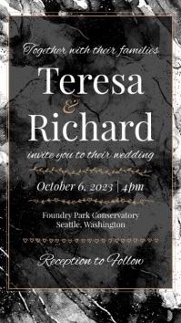 Wedding Invitation Instagram Story Template