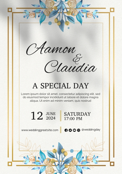 Wedding Invitation Sample Simple Wedding Invitation Samples