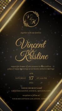 Wedding Invitation Template Instagram Story