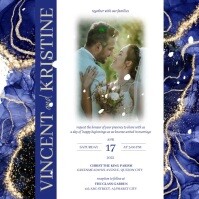 Wedding Invitation Template Pos Instagram