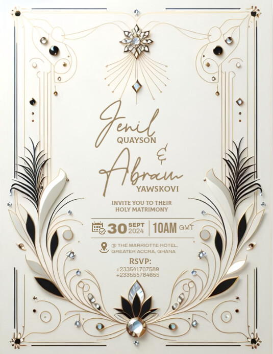 Wedding Invitation Template PosterMyWall
