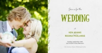 Wedding Invitation Template Image partagée Facebook