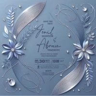 Wedding Invitation Template Publicación de Instagram