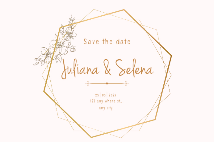 White Wedding Invitation Labels Template | PosterMyWall