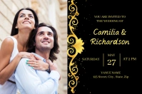 Wedding invitation template Label