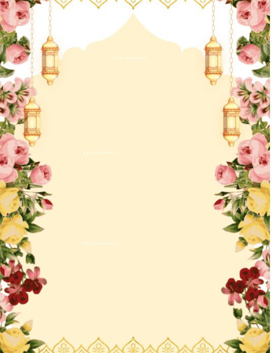 Wedding Invitation templates Flyer (US Letter)