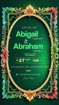 Wedding Invitation Templates Instagram Reel