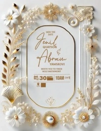 Wedding Invitation Templates Flyer (US Letter)