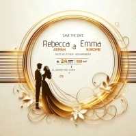 Wedding Invitation Templates Instagram Post