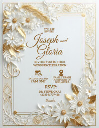 Wedding Invitation Templates Flyer (US Letter)