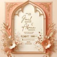 Wedding invitation templates Instagram Post
