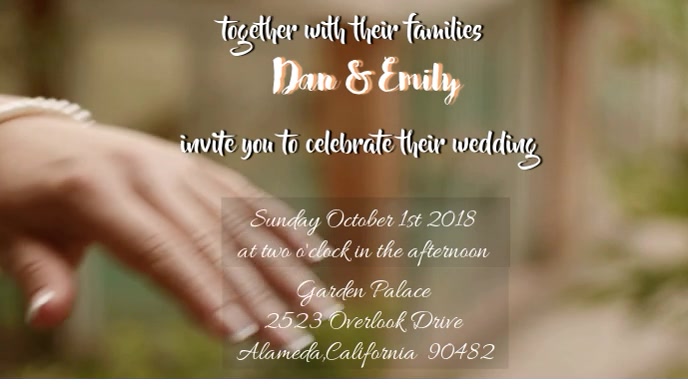 Wedding Invitation Video