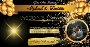 Wedding Invitation VIDEO DESIGN Template, wed