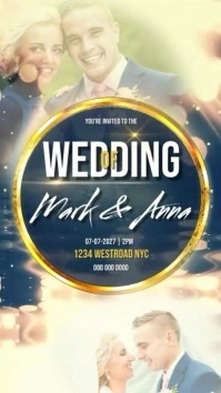wedding invite invitation card cards online Instagram Story template