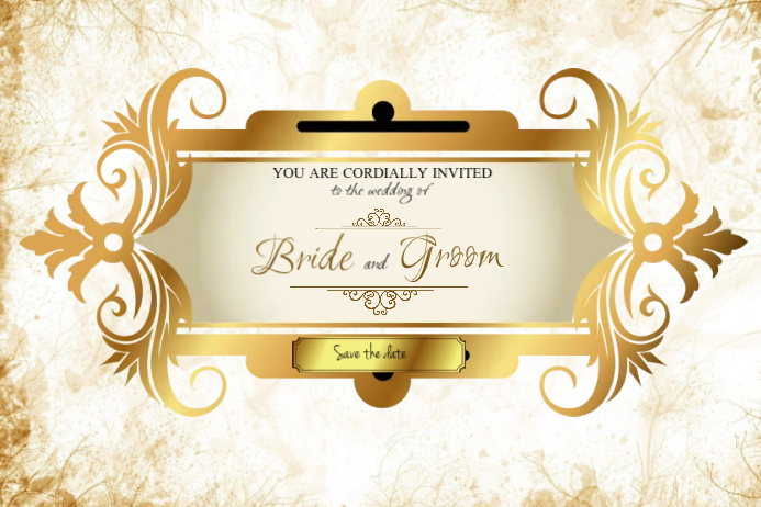 White Wedding Invitation Labels Template | PosterMyWall