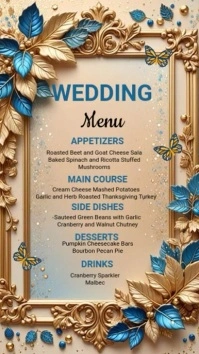 Wedding Menu Ads Instagram Story template