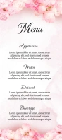 Wedding Menu Carte à crémaillère template