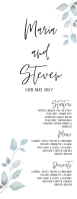 Wedding Menu Template Letter Setengah Halaman