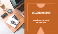 Welcome On Board Tag template
