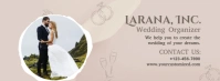 Wedding Organizer Copertina Facebook template