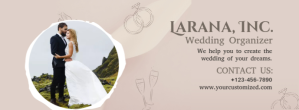 Wedding Organizer Facebook-Cover template