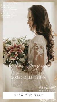 Wedding Package Price List Instagram Story Digital Display (9:16) template