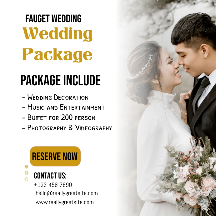 wedding packages,wedding planner ad Template | PosterMyWall